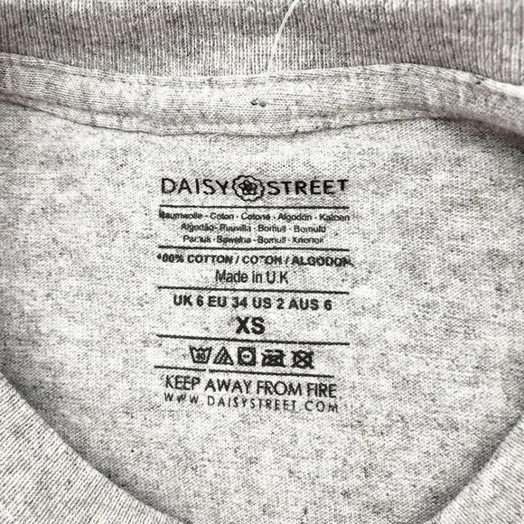 NWT Urban Outfitters Daisy Street Women's Gray New York Athletics Tee Size XS - Picture 4 of 4